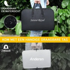 Saveur Royal® 35-delige Barbecue Gereedschapset In Roestvrij Staal - BBQ Grill Set Met Draagtas - Barbecuegerei-sets - Barbecue Accessoires Gereedschap - 35-delig -Bbq Promotiewinkel 1200x1200 370