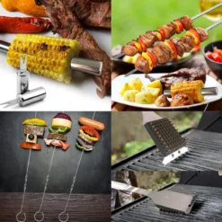 Saveur Royal® 35-delige Barbecue Gereedschapset In Roestvrij Staal - BBQ Grill Set Met Draagtas - Barbecuegerei-sets - Barbecue Accessoires Gereedschap - 35-delig -Bbq Promotiewinkel 1200x1200 371