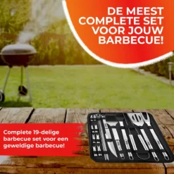 GrillX Barbecue Gereedschap Set - 19-delig - Inclusief Luxe Draagtas - BBQ Accesoires - Gereedschapset 15 GrillX Barbecue Gereedschap Set - 19-delig - Inclusief Luxe Draagtas - BBQ Accesoires - Gereedschapset -Bbq Promotiewinkel 1200x1200 384