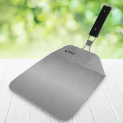 RVS Pizzaschep Inklapbaar Vierkant Handvat - Taartschep - Pizzaspatel BBQ Pannekoeken Spatel -Bbq Promotiewinkel 1200x1200 391