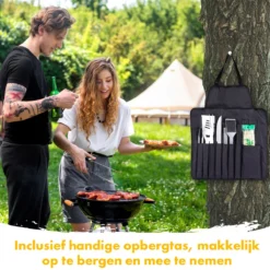 BBQ Accesoires Set Gereedschap Tang Borstel Barbecue Kookgerei - 10 Delig -Bbq Promotiewinkel 1200x1200 411