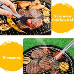 BBQ Accesoires Set Gereedschap Tang Borstel Barbecue Kookgerei - 10 Delig -Bbq Promotiewinkel 1200x1200 412