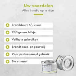 Hendi Brandpasta Voor Chafing Dish - Brandgel 200g - ( 6 Stuks ) 9 Hendi Brandpasta Voor Chafing Dish - Brandgel 200g - ( 6 Stuks ) -Bbq Promotiewinkel 1200x1200 440