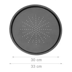 Relaxdays 3 Pizaplaten Met Pizzarek, Pizza Bakplaat Rond 33 Cm, Pizzaplaat 3stuk -Bbq Promotiewinkel 1200x1200 456