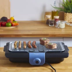 Moulinex BG134812 Barbecue Tafelblad Electrisch 2100W Zwart, Blauw, Zilver Barbecue -Bbq Promotiewinkel 1200x1200 46