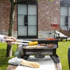 Princess 112252 Hybride Barbecue – Elektrische BBQ - Tafelmodel - 2000W - 44x 29cm - Gebruik Elektrisch Of Met Kolen -Bbq Promotiewinkel 1200x1200 5