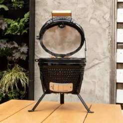 BluMill Kamado BBQ Egg - Kamado 13 Inch - Incl. Vlees Thermometer - Houtskoolbarbecues - Zwart - Ø 27cm -Bbq Promotiewinkel 1200x1200 64