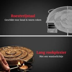 GrillX Cold Smoke Generator Met 1KG Kersen Rookmot - 6 Liter - Smokerbox - RVS Rookbox - Rookgenerator - Koud Roken - BBQ Accesoires -Bbq Promotiewinkel 1200x1200 643
