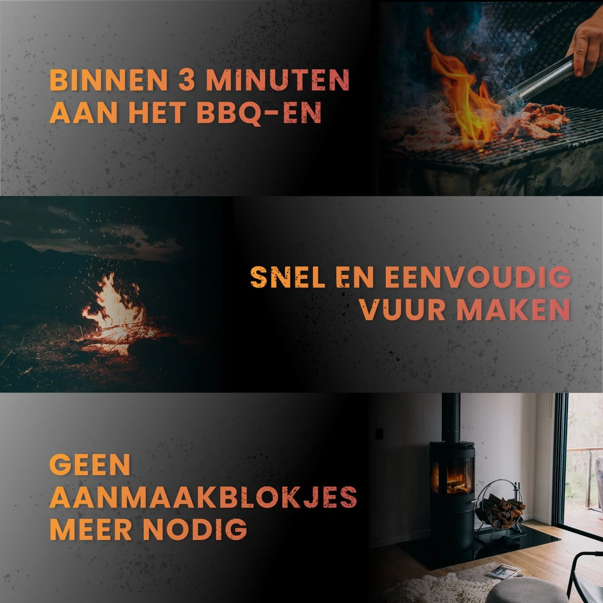 Master Knives BBQ Aansteker Electrisch - BBQ Accesoires - Zwarte BBQ Starter - Looftlighter 5 Master Knives BBQ Aansteker Electrisch - BBQ Accesoires - Zwarte BBQ Starter - Looftlighter - Afbeelding 5