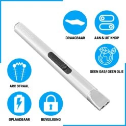 Aansteker Elektrisch - Plasma Aansteker - Aansteker Voor Kaarsen - Oplaadbaar Met USB Kabel - Windproof - SEVEND® 10 Aansteker Elektrisch - Plasma Aansteker - Aansteker Voor Kaarsen - Oplaadbaar Met USB Kabel - Windproof - SEVEND® -Bbq Promotiewinkel 1200x1200 696