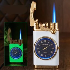 Flametimer Exclusieve Aansteker Met Horloge, 2 Stuks Willekeurig, Winddichte Draagbare Kaars Aansteker Voor Kaars Koken BBQ, Vuurwerk, Zak Zaklamp Aansteker Met Geschenkdoos, Cool Gift 15 Flametimer Exclusieve Aansteker Met Horloge, 2 Stuks Willekeurig, Winddichte Draagbare Kaars Aansteker Voor Kaars Koken BBQ, Vuurwerk, Zak Zaklamp Aansteker Met Geschenkdoos, Cool Gift -Bbq Promotiewinkel 1200x1200 758