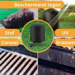 Ronde Waterdichte BBQ Hoes - Barbecue Accessoires - 57 Cm Diameter - 92 Cm Hoog -Bbq Promotiewinkel 1200x1200 777