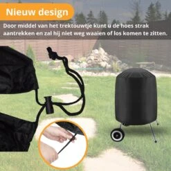 Ronde Waterdichte BBQ Hoes - Barbecue Accessoires - 57 Cm Diameter - 92 Cm Hoog -Bbq Promotiewinkel 1200x1200 779