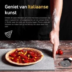 Pizzasteen BBQ Oven - Lava Van Vulkaan Etna - Barbecue Accesoires - Made In Italy - Broodbaksteen - 30x38x1.1 - VDN 13 Pizzasteen BBQ Oven - Lava Van Vulkaan Etna - Barbecue Accesoires - Made In Italy - Broodbaksteen - 30x38x1.1 - VDN -Bbq Promotiewinkel 1200x1200 804
