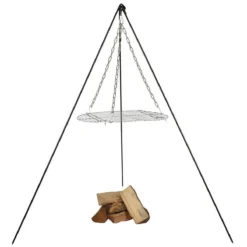 Esschert Design - Driepoot Met Ketting - Haardvuur Accessoires - Staal - Zwart -Bbq Promotiewinkel 1200x1200 92