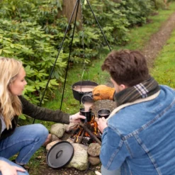 Esschert Design - Driepoot Met Ketting - Haardvuur Accessoires - Staal - Zwart -Bbq Promotiewinkel 1200x1200 95