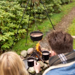 Esschert Design - Driepoot Met Ketting - Haardvuur Accessoires - Staal - Zwart -Bbq Promotiewinkel 1200x1200 97