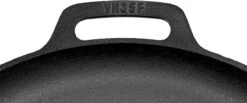 Valhal Outdoor Skillet / Plancha / Koekenpan - Gietijzer - Diameter 35cm, Twee Handvatten, VH35F -Bbq Promotiewinkel 1200x502