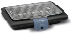Moulinex BG134812 Barbecue Tafelblad Electrisch 2100W Zwart, Blauw, Zilver Barbecue -Bbq Promotiewinkel 1200x589