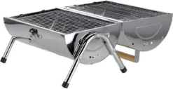 BBQ Collection Houtskoolbarbecue - Cilinder - Chroom -Bbq Promotiewinkel 1200x619