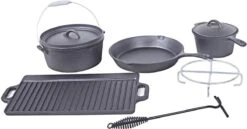 EL Fuego Dutch Oven Set Gietijzer 7-delig -Bbq Promotiewinkel 1200x628