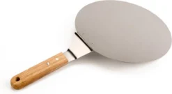 Inpro Pizzaschep RVS - Rond - Voor BBQ En Oven - Pizzaspatel - Taartschep - Houten Handvat - BBQ Gereedschap - Keukengerei - 30 Cm Diameter - Spatel -Bbq Promotiewinkel 1200x655 1