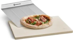 Burnhard Pizzasteen 38 X 30 X 1,5 Cm + Pizzaschep -Bbq Promotiewinkel 1200x662