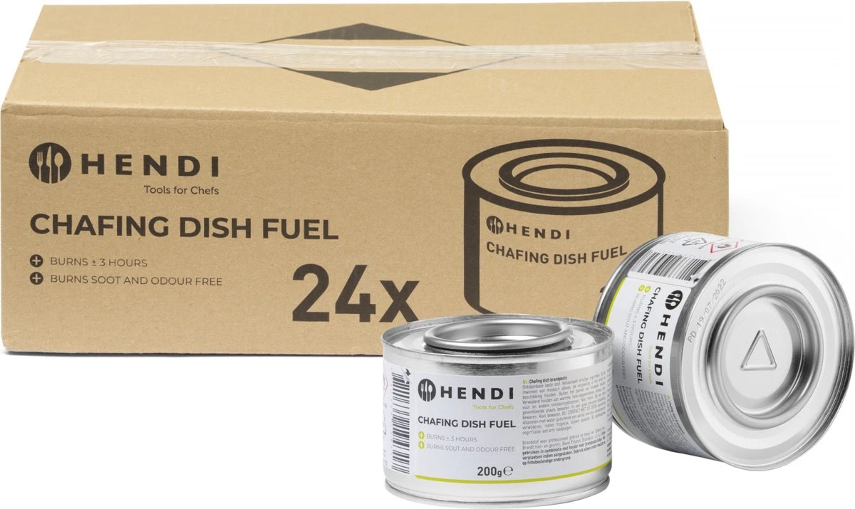 Hendi Brandpasta Voor Chafing Dish - Brandgel 200g - ( 24 Stuks ) 1 Hendi Brandpasta Voor Chafing Dish - Brandgel 200g - ( 24 Stuks )
