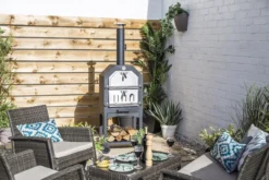 Merkloos MaxxGarden Pizza Oven - Smoker Barbecue Houtskool 45 X 65 X 158cm -Bbq Promotiewinkel 1200x800 6