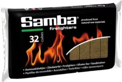 Samba Aanmaakblokjes Bruin á 24 X 32 Stuks - Omdoos Is 768 Aanmaakblokjes -Bbq Promotiewinkel 1200x805 1