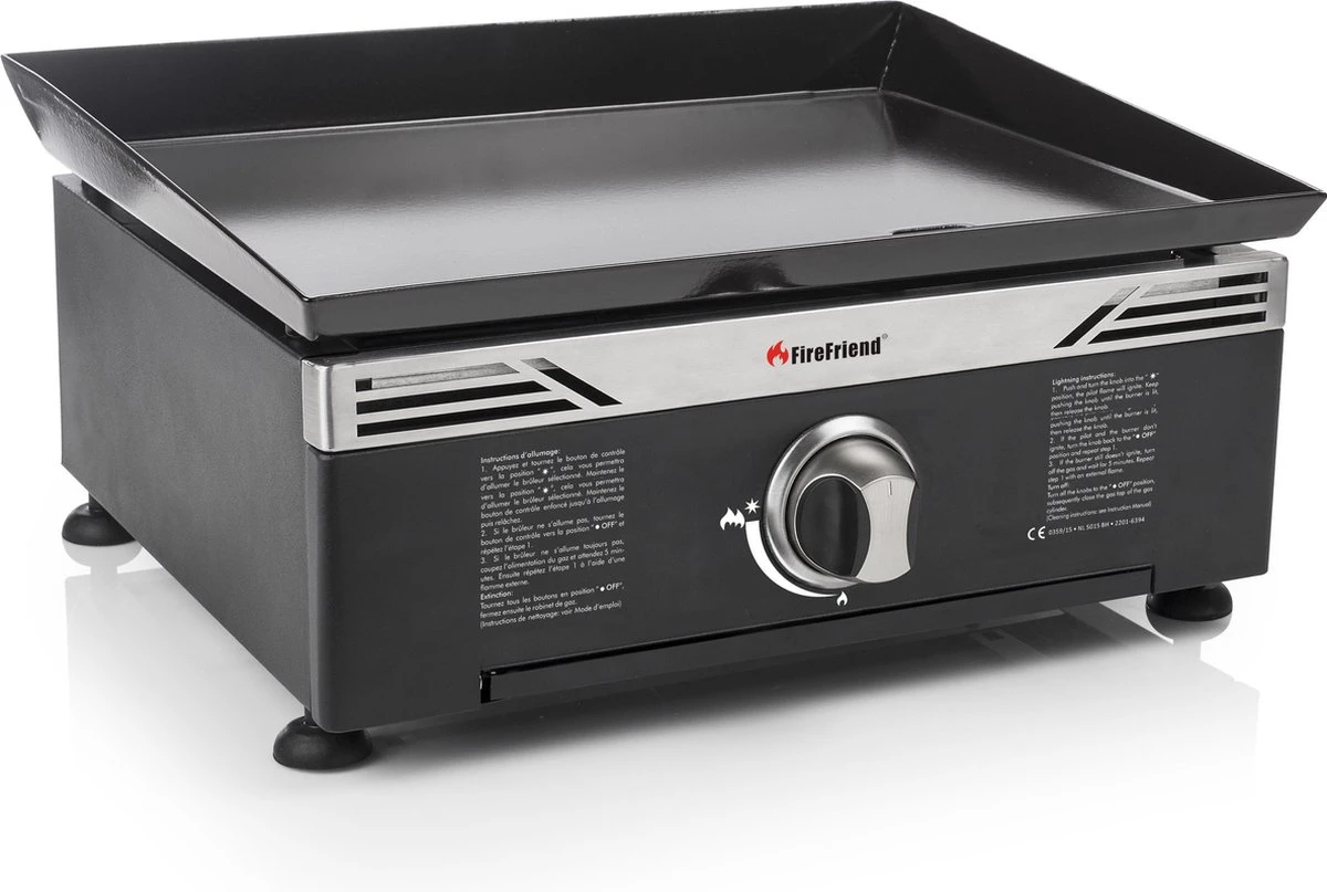 BBQ Op Gas Met Bakplaat 44,5 X 49,5 Cm 1 BBQ Op Gas Met Bakplaat 44,5 X 49,5 Cm
