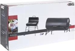 BBQ XL Houtskoolbarbecue - Cilindervorm - Grilloppervlak (LxB) 71 X 35 Cm - Zwart -Bbq Promotiewinkel 1200x814