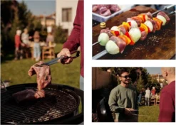 BBQ Accesoires Set Met Thermometer, Handschoenen, Bbq Tang, Bbq Borstel Van Zedar -Bbq Promotiewinkel 1200x856