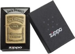 Aansteker Zippo Jack Daniel's Label Brass Emblem -Bbq Promotiewinkel 1200x869 3