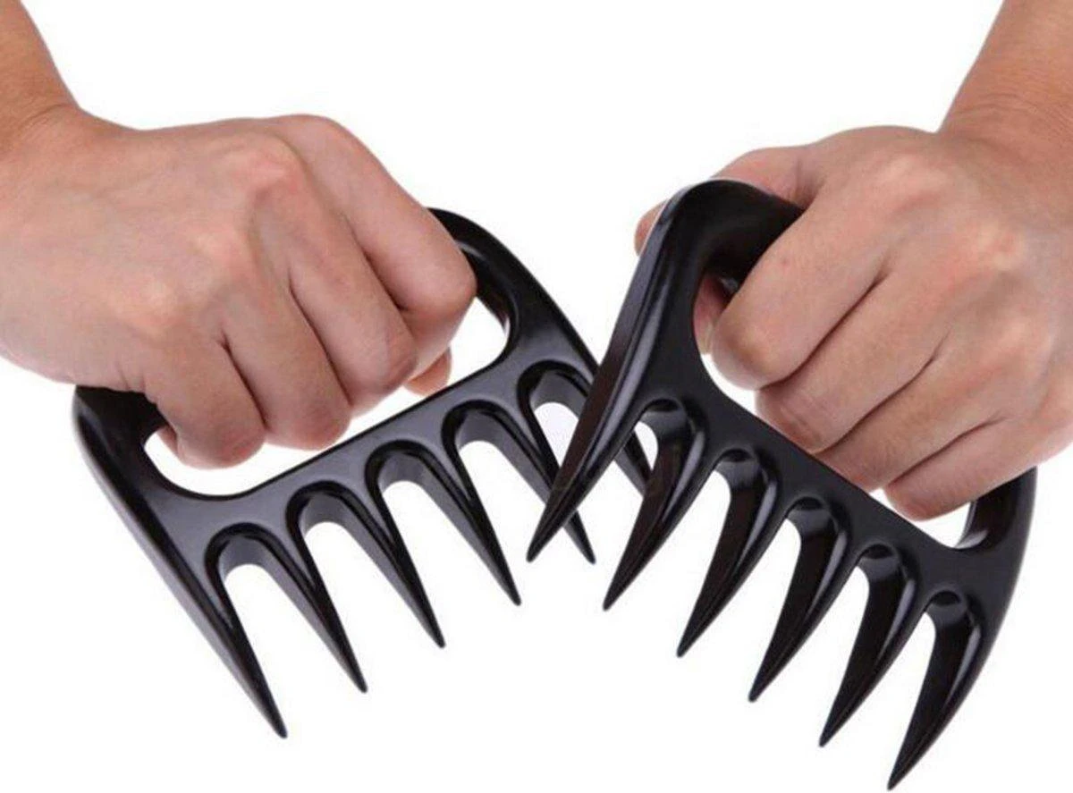 GS Barbecue Vleesklauwen Voor Pulled Pork - 2 Stuks - BBQ Vleesklauw - Snijhulp 2 GS Barbecue Vleesklauwen Voor Pulled Pork - 2 Stuks - BBQ Vleesklauw - Snijhulp - Afbeelding 2