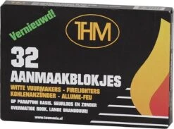 THM Witte Aanmaakblokjes 32 Stuks Paraffine - Omdoos Van 24 Pakjes -Bbq Promotiewinkel 1200x887 3