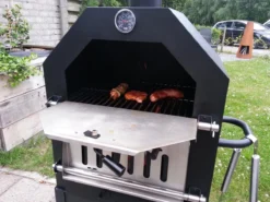 Merkloos MaxxGarden Pizza Oven - Smoker Barbecue Houtskool 45 X 65 X 158cm -Bbq Promotiewinkel 1200x900 12