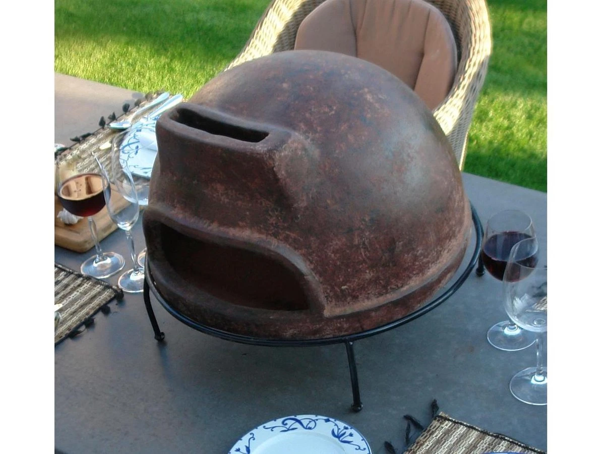 Sol-y-Yo Houtgestookte Toscaanse Stenen Pizza Oven 52CM 2 Sol-y-Yo Houtgestookte Toscaanse Stenen Pizza Oven 52CM - Afbeelding 2