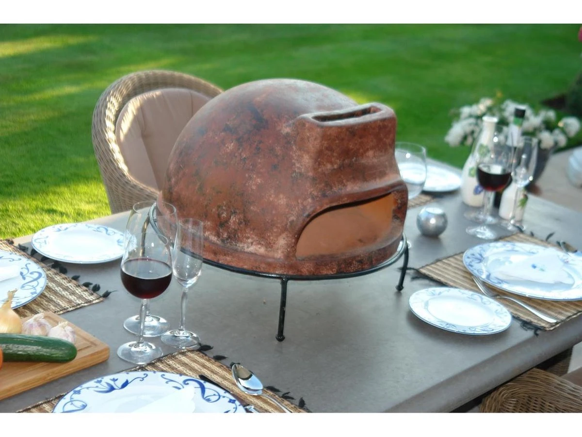 Sol-y-Yo Houtgestookte Toscaanse Stenen Pizza Oven 52CM 9 Sol-y-Yo Houtgestookte Toscaanse Stenen Pizza Oven 52CM - Afbeelding 9