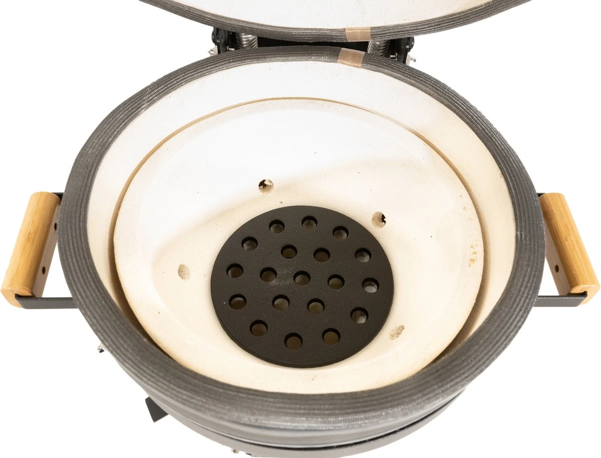 MaxxGarden Kamado Grill Medium 40 - Barbecue - Zwart - 49x54x48cm 3 MaxxGarden Kamado Grill Medium 40 - Barbecue - Zwart - 49x54x48cm - Afbeelding 3