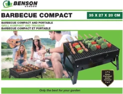 Benson Barbecue Compact - Met Handvat - 35 X 27 X 20 Cm -Bbq Promotiewinkel 1200x916