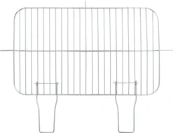 Verrijdbare Barbecue – Houtskool/Briketten - Verstelbare Grillplaat – Houten Tafel – Winscherm – Gewicht 5.9kg -Bbq Promotiewinkel 1200x924