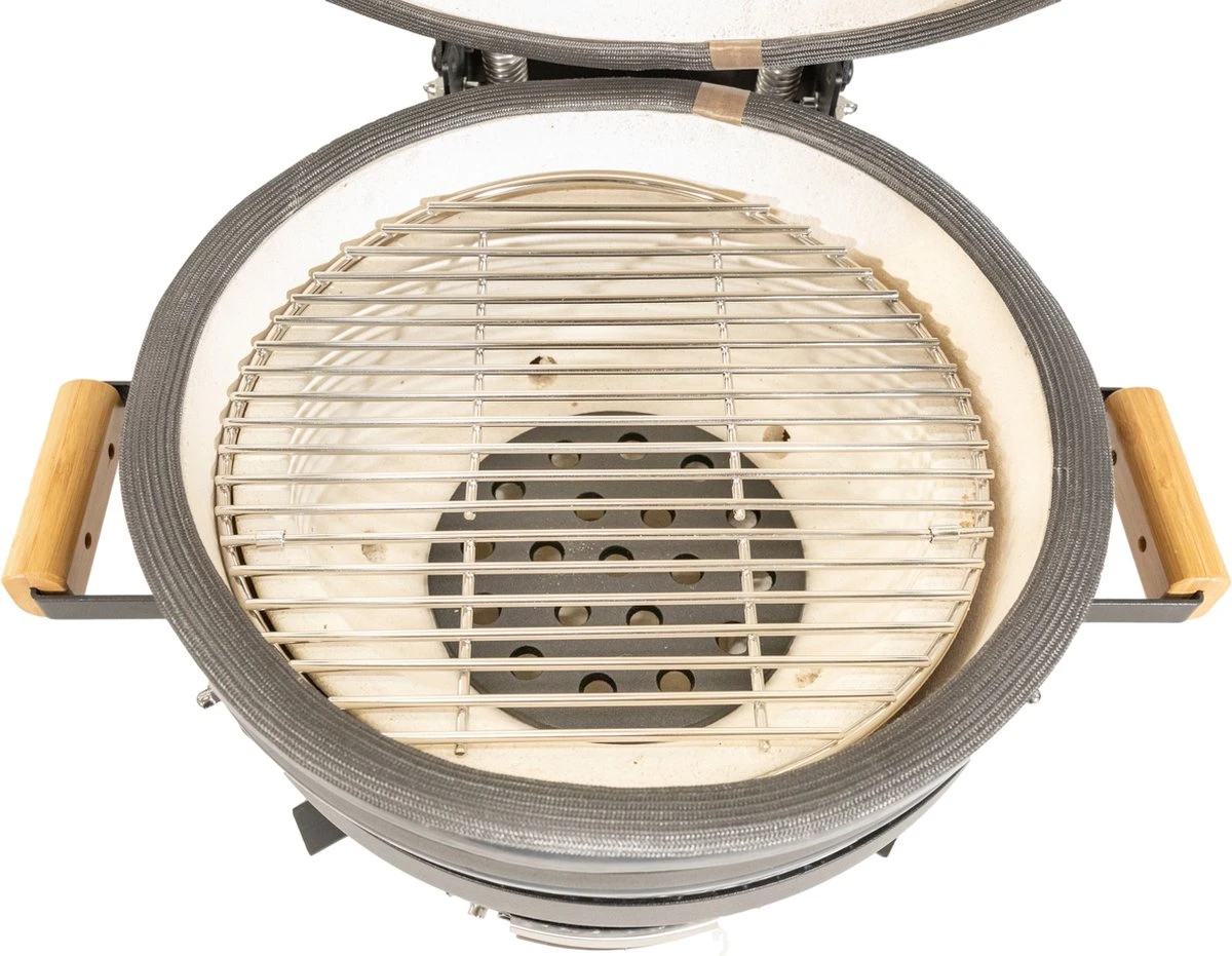 MaxxGarden Kamado Grill Medium 40 - Barbecue - Zwart - 49x54x48cm 2 MaxxGarden Kamado Grill Medium 40 - Barbecue - Zwart - 49x54x48cm - Afbeelding 2