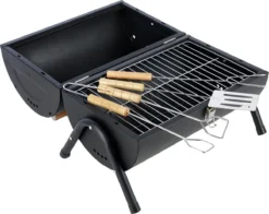 MaxxGarden BBQ - Houtskool Barbecue - Smoker Barbecue - Grilloppervlak (LxB) 38 X 52 Cm - Met Dubbel Grill Vlak - Zwart -Bbq Promotiewinkel 1200x954