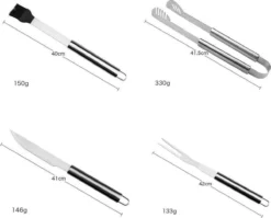 Sens Design BBQ Accesoires - 18 Delig - BBQ Gereedschapset Koffer -Bbq Promotiewinkel 1200x969 1