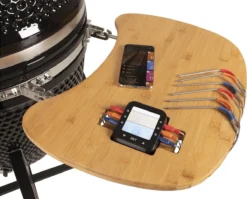 Patton - Kamado 21" - Premium Black - Keramische Barbecue - Incl. Bluetooth Kerntemperatuurmeter - LED Verlichting - Large - Compleet - Zwart 27 Patton - Kamado 21" - Premium Black - Keramische Barbecue - Incl. Bluetooth Kerntemperatuurmeter - LED Verlichting - Large - Compleet - Zwart -Bbq Promotiewinkel 1200x969