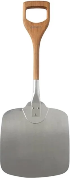 Boska Pizzaschep Barbecue - Kort Handvat - Stabiel - Aluminium - Eikenhout - BBQ Accessoires -Bbq Promotiewinkel 476x1200