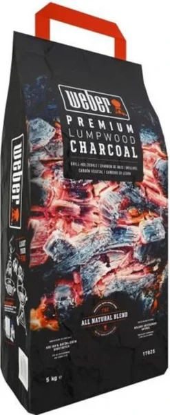 WEBER Houtskool - Zak Van 5 Kg -Bbq Promotiewinkel 493x1200