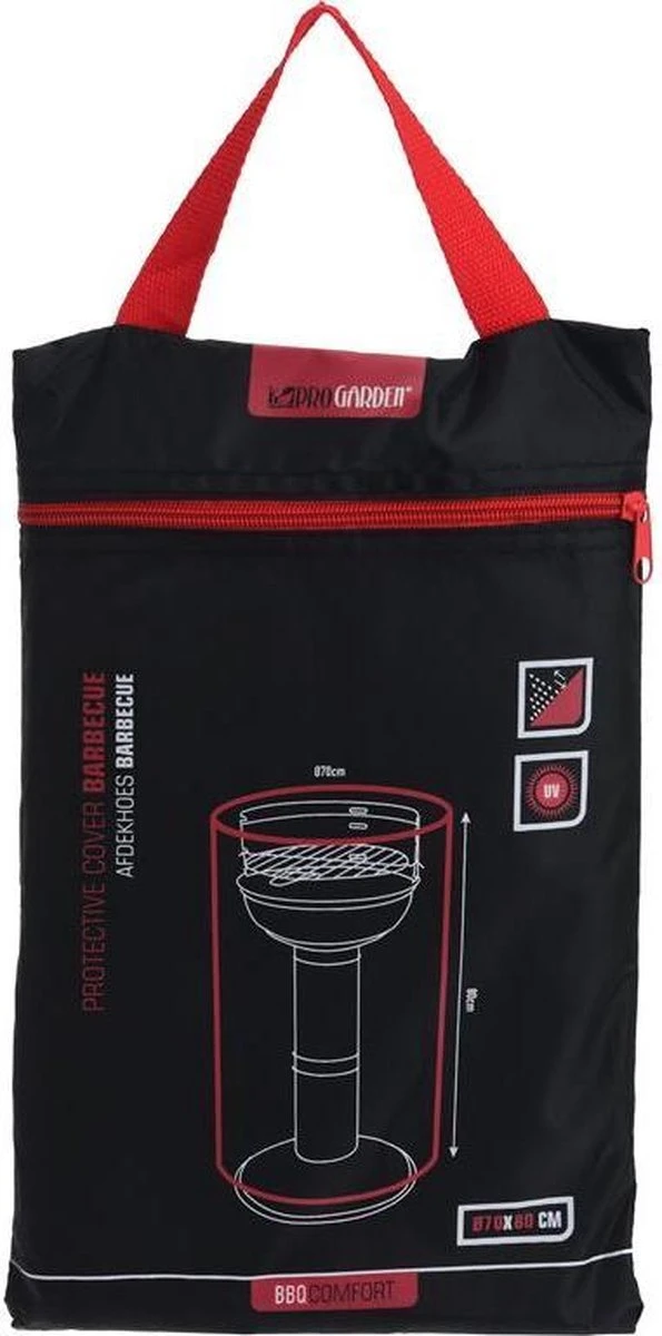 Pro Garden ProGarden Barbecuehoes Rond 70x80 Cm 5 Pro Garden ProGarden Barbecuehoes Rond 70x80 Cm - Afbeelding 5
