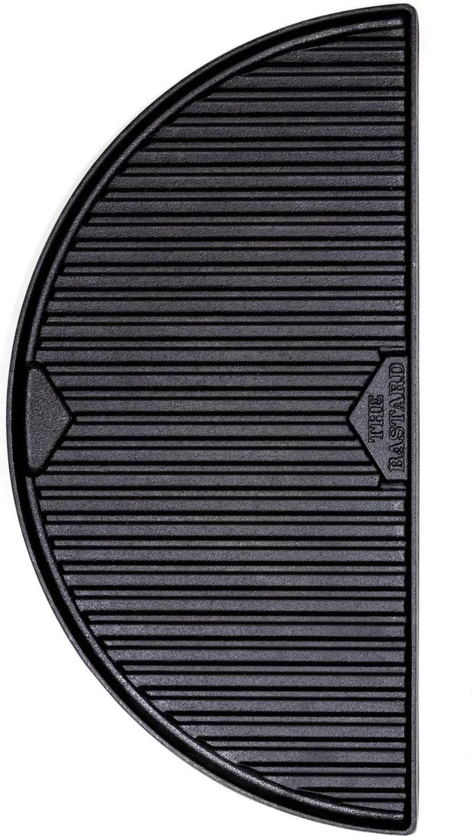 The Bastard Cast Iron Half Moon Griddle Large - Gietijzeren Rooster / Bakplaat